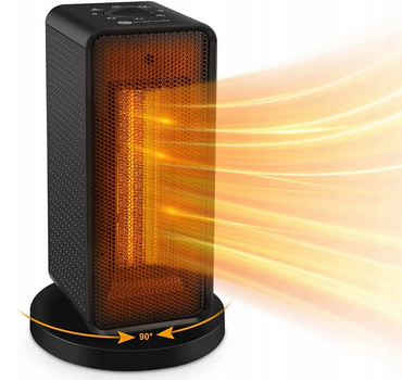 Портативный керамический тепловентилятор PTC-1500P1 Black