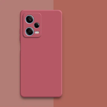 Силиконовый чехол Soft Touch для Xiaomi Redmi Note 12 Pro 5G Малиновый