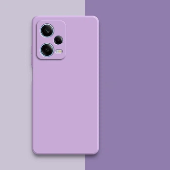 Силиконовый чехол Soft Touch для Xiaomi Poco X5 5G Лавандовый