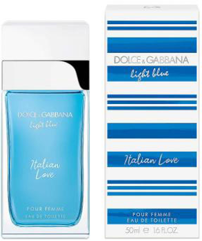 Woda toaletowa damska Dolce & Gabbana Light Blue Italian Love Edt 50 ml (3423222052744)