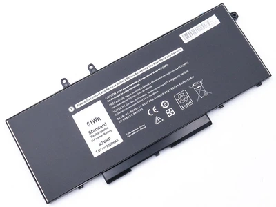 Батарея для ноутбука Dell 4GVMP Latitude 5400, 5410, 5500, 5510, Precision 3540 Series (4GVMP) (7.6V 8000mAh 61Wh) (67532)