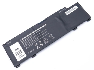 Батарея для ноутбука Dell 266J9 G3 3790 3590 3779, G5 5500 5587 5590, Inspiron 14 5498 5490 (C9VNH, P89F001) (11.4V 4100mAh 47Wh) (67538)