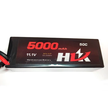 Аккумулятор HLK 11.1v 5000 mAh Li-Po 3s 50C Hard Case коннектор T plug для RC моделей FPV дронов