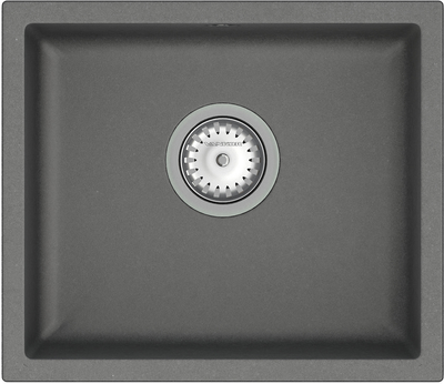 Кухонная мойка гранит VANKOR Orman PM 01.44 Gray c сифоном