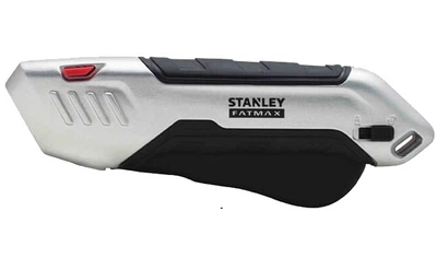 Нож STANLEY FATMAX Box Premium безопасный с выдвижным трапецевидным лезвием, L=155мм (FMHT10370-0)