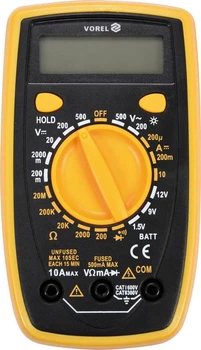 Мультиметр цифровой с LCD-дисплеем VOREL (81774)