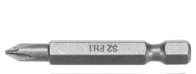 Набор бит YATO Phillips PH1x 50мм HEX 1/4" AISI S2 2шт (YT-77875)