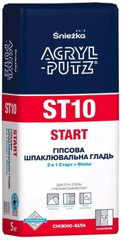 Шпаклевка гипсовая Acryl-putz ST10 старт+финиш 5кг