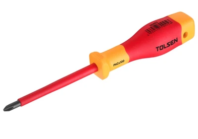 Отвертка диэлектрическая Tolsen 2х100мм (V30402)
