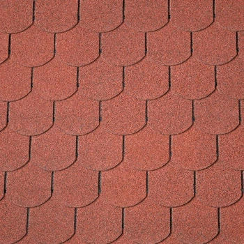 Битумная черепица IKO Superglass Biber Tile Red