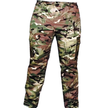 Тактические зимние утепленные военные штаны РХМ5 Rip Stop 64 Мультикам