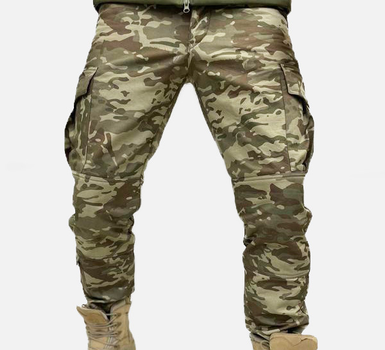 Тактичні брюки чоловічі МК-4 Rip Stop 52 Мультикам