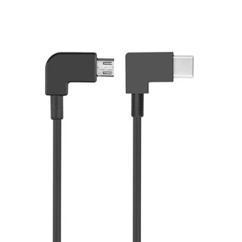 Кабель управления microUSB to Type-C 28 см для пульта DJI Spark, Mavic Pro/Air Sunnylife
