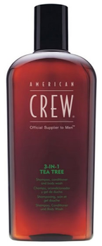 Засіб для догляду за волоссям і тілом American Crew Classic 3-в-1 Чайне дерево 450 мл (0669316214848)