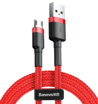 Кабель для зарядки Baseus Cafule Cable USB for Micro USB 1.5A 2м (CAMKLF-C09) Red