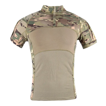 Убакс летняя тактическая боевая рубашка с коротким рукавом ClefersTac UBACS SH - Размер: XXL, Мультикам (50230757)
