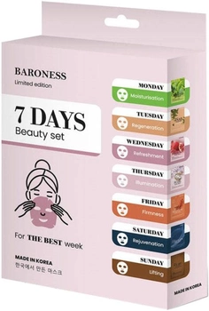 Набір масок Baroness 7 Days Beauty Mask 7 шт (5903794193420)