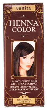 Тонувальний бальзам Venita Henna Color Balm №113 Світло-коричневий 75 мл (5902101000147)