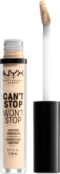 NYX Professional Makeup Can`t Stop Won`t Stop Korektor 01 Pale 3,5 ml (800897168544)