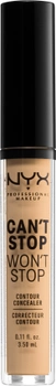NYX Professional Makeup Can`t Stop Won`t Stop Korektor 08 True Beige 3,5 ml (0800897168612)