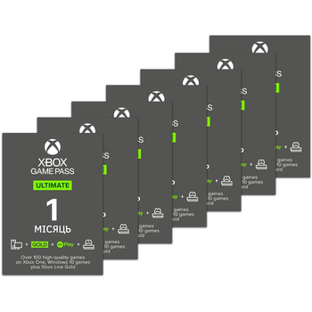 Xbox Game Pass Ultimate + EA Play на 7 месяцев (Xbox One/Series и Windows 10/11)
