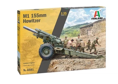 Збірна модель 1/35 польової гаубиці M1 155 mm Italeri 6581