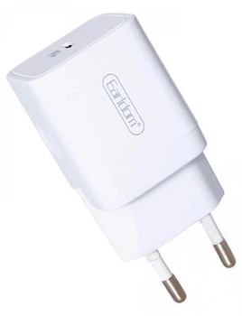 СЗУ Earldom ES-EU3 PD + кабель Lightning для зарядки белый (748309)