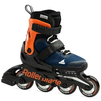 Ролики Rollerblade Microblade 2024 36,5-40 Синій-Помаранчевий
