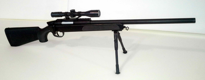 Дитяча страйкбольна гвинтівка снайперська Syma ZM51 метал+пластик чорна