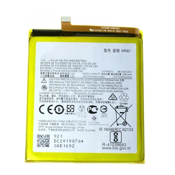 Аккумулятор Motorola One Vision / Moto One Action / Moto P40 / Moto P50 / KR40 (3500mAh) [Original PRC] 12 мес. гарантии