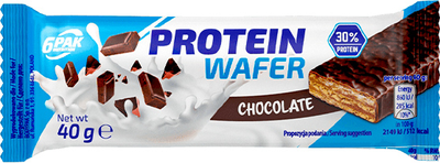 Протеїновий вафельний батончик 6Pak 40 г зі смаком шоколаду (5902811802826)