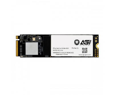Накопичувач SSD 512GB AGI AI198 M.2 2280 PCIe Gen 3x4 NVMe TLC, Retail
