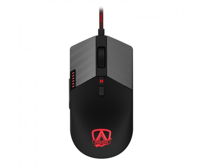 Мишка AOC AGON AGM700 ігрова, 1600dpi., 8кн., RGB PMW3389 чорна
