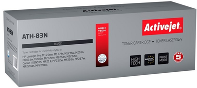Картридж Activejet Supreme для HP 83A CF283A, Canon CRG-737 Black (ATH-83N)