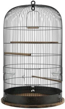 Klatka dla ptaków ZOLUX Retro Marthe czarna 45x45x70cm (DLZZOUKLA0057) (3336021048613)