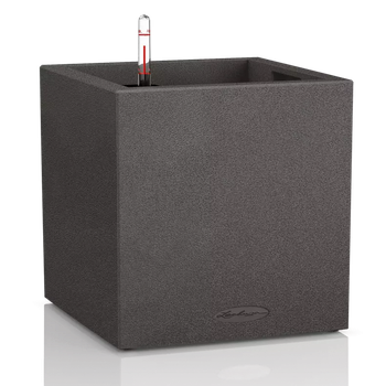 Вазон Lechuza Canto Stone 40 Low Графитовый