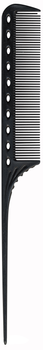 Grzebień z miękkim końcem Y.S.Park Professional 101 Tail Comb Carbon (4981104355974)