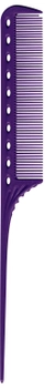 Grzebień z miękkim końcem Y.S.Park Professional 101 Tail Comb Deep Purple (4981104364273)