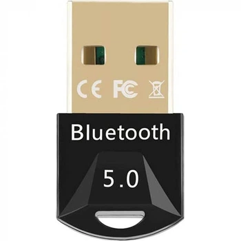 Bluetooth адаптер 5.0 Dual Mode Блютуз для ПК і ноутбука U&P Easy Idea BTA-501 Black (BTA501b)