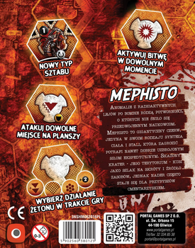 Настільна гра Portal Games Neuroshima HEX 3.0 Mephisto доповнення до Neuroshima HEX 3.0 (5902560380125)