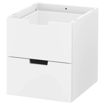 Модульний комод/2 шухляди ІКЕА NORDLI 40х45 см (90383457)