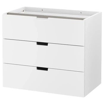 Модульний комод/3 шухляди ІКЕА NORDLI 80х68 см (40383469)