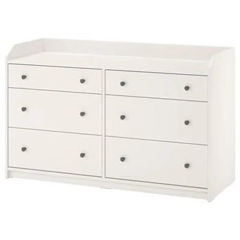 Комод ІКЕА HAUGA 138x46x84 см Білий (00581536)