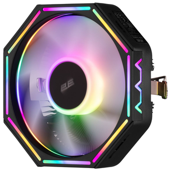 Процесорний кулер 2E Gaming Air Cool AC120ZP RGB, LGA1700, 1200, 115X, 775, AM5, AM4, AM3, AM3+, AM2, AM2+, FM2, FM1, 4pin RGB, TDP 95W