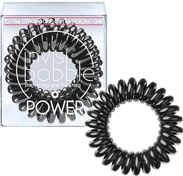 Opaska do włosów Invisibobble Power True Black 3 szt. (4260285373237)