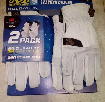 Зимові тактичні рукавички шкіряні Mechanix Wear Durahide ColdWork