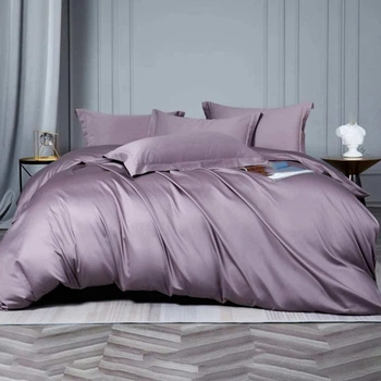 Постільна білизна MERISET LILAC FOG Сатин однотон Сімейний 550663-4