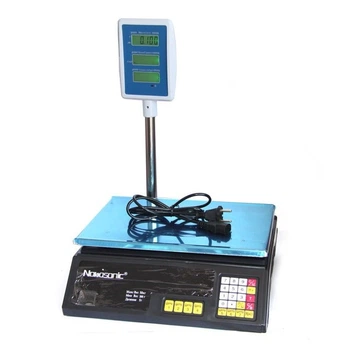 Весы торговые до 40 кг электронные Nokasonic NK-50 Черный (SN9QI2907)