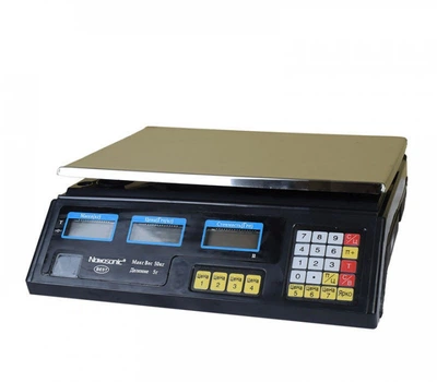 Весы торговые электронные Nokasonic Черный NK-50 до 40 кг (FG22)
