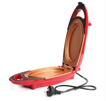 Інноваційна електросковорода для других страв Red Copper 5 Minute Chef RED